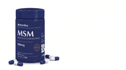 MSM hero — 900 mg fonte de enxofre orgânico