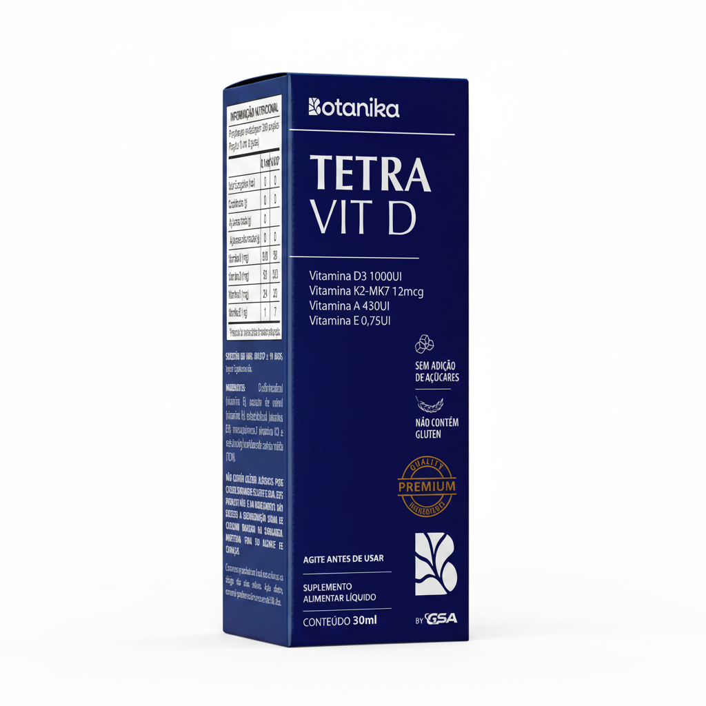 TetraVit D — Vitaminas A, D, E e K em Gotas