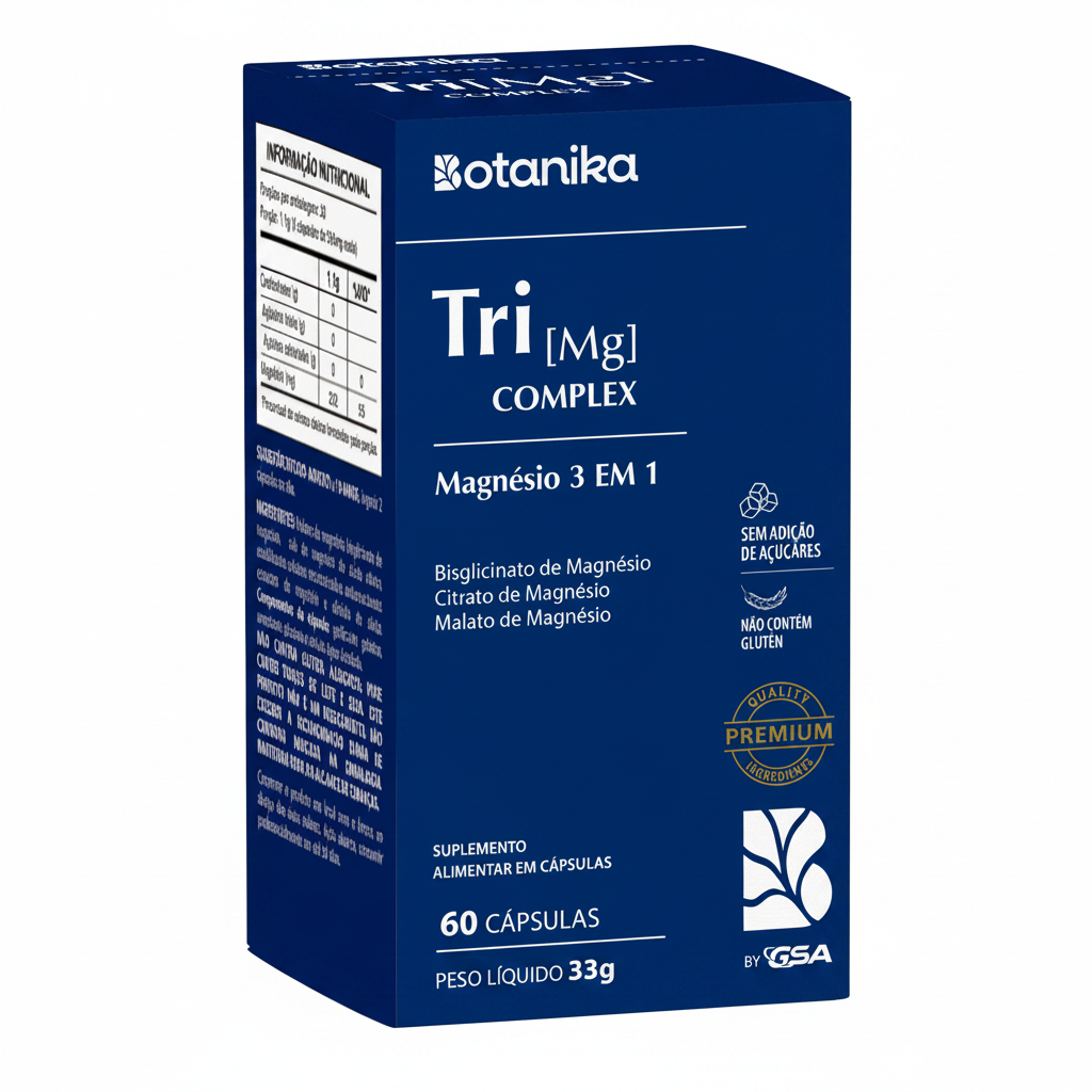 Tri[Mg] Complex — Magnésio 3 em 1 de Rápida Absorção
