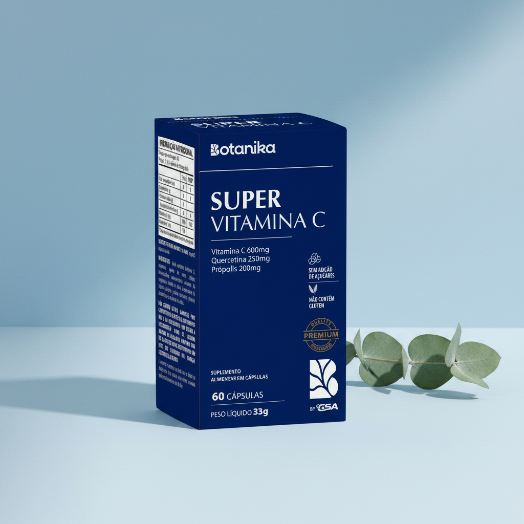 Super Vitamina C — Vitamina C + Quercetina + Própolis