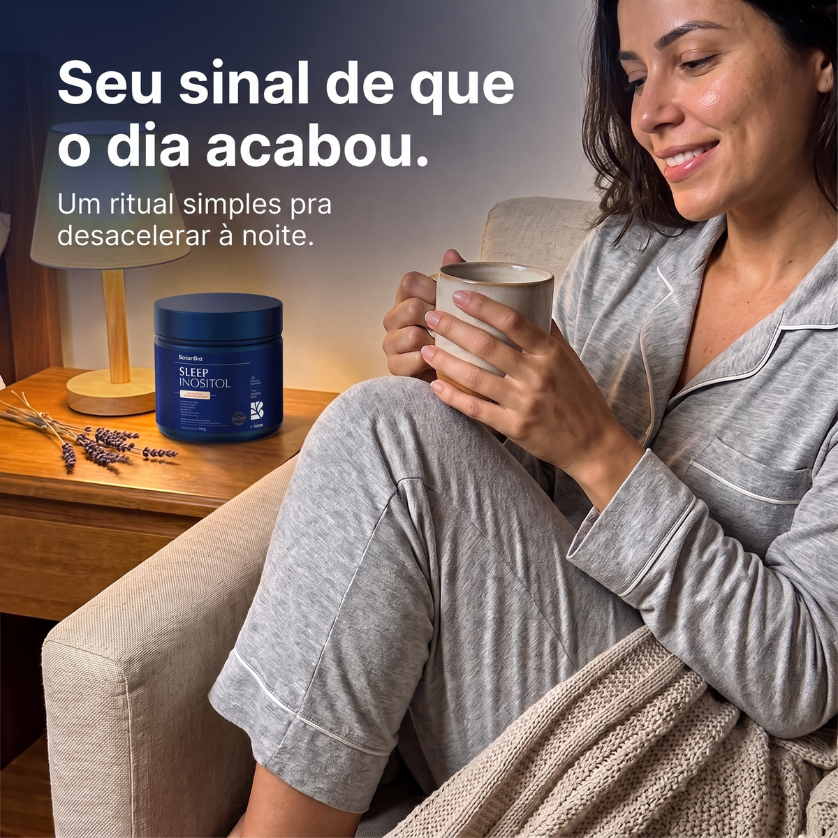 Sleep Inositol — seu sinal de que o dia acabou