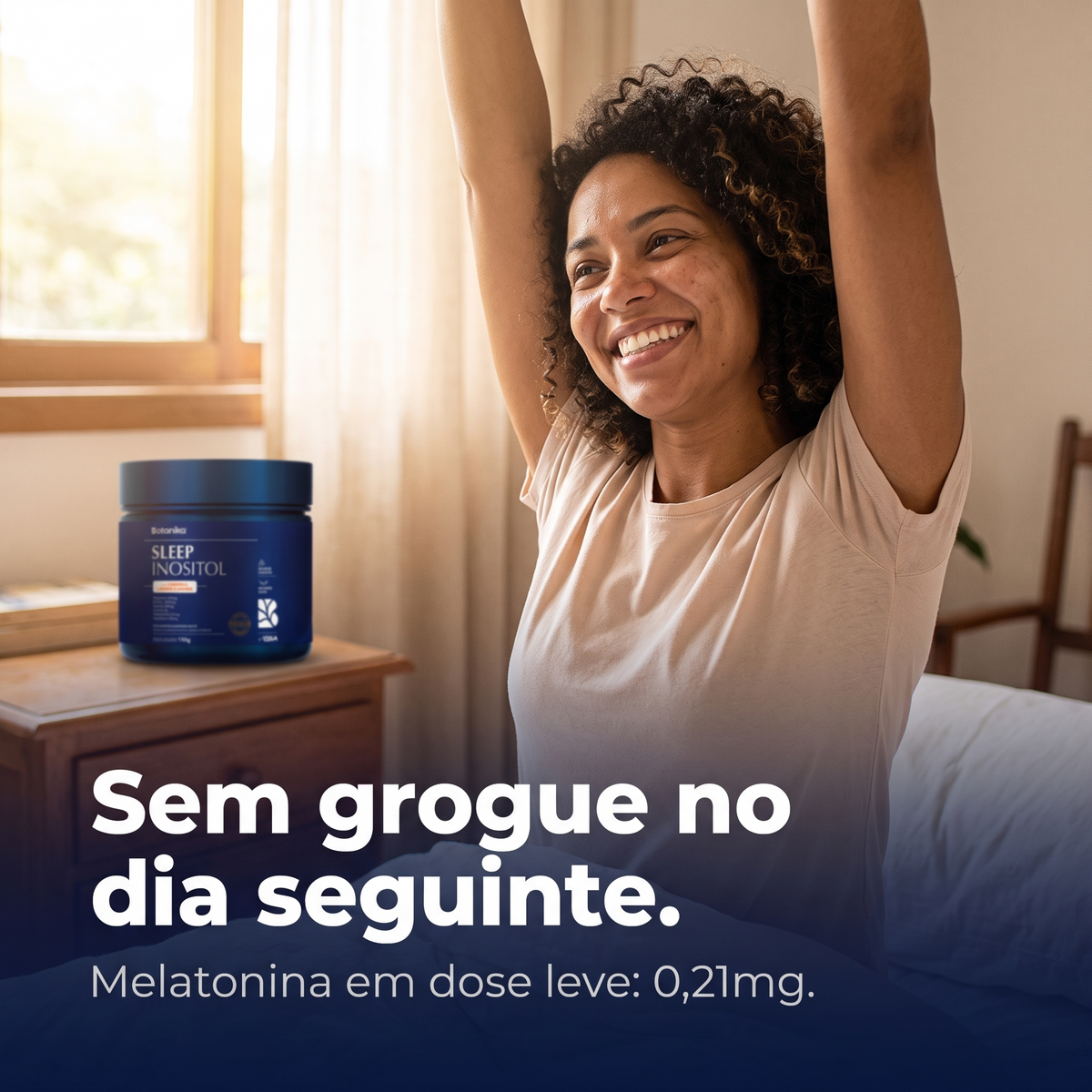 Sleep Inositol — sem grogue no dia seguinte