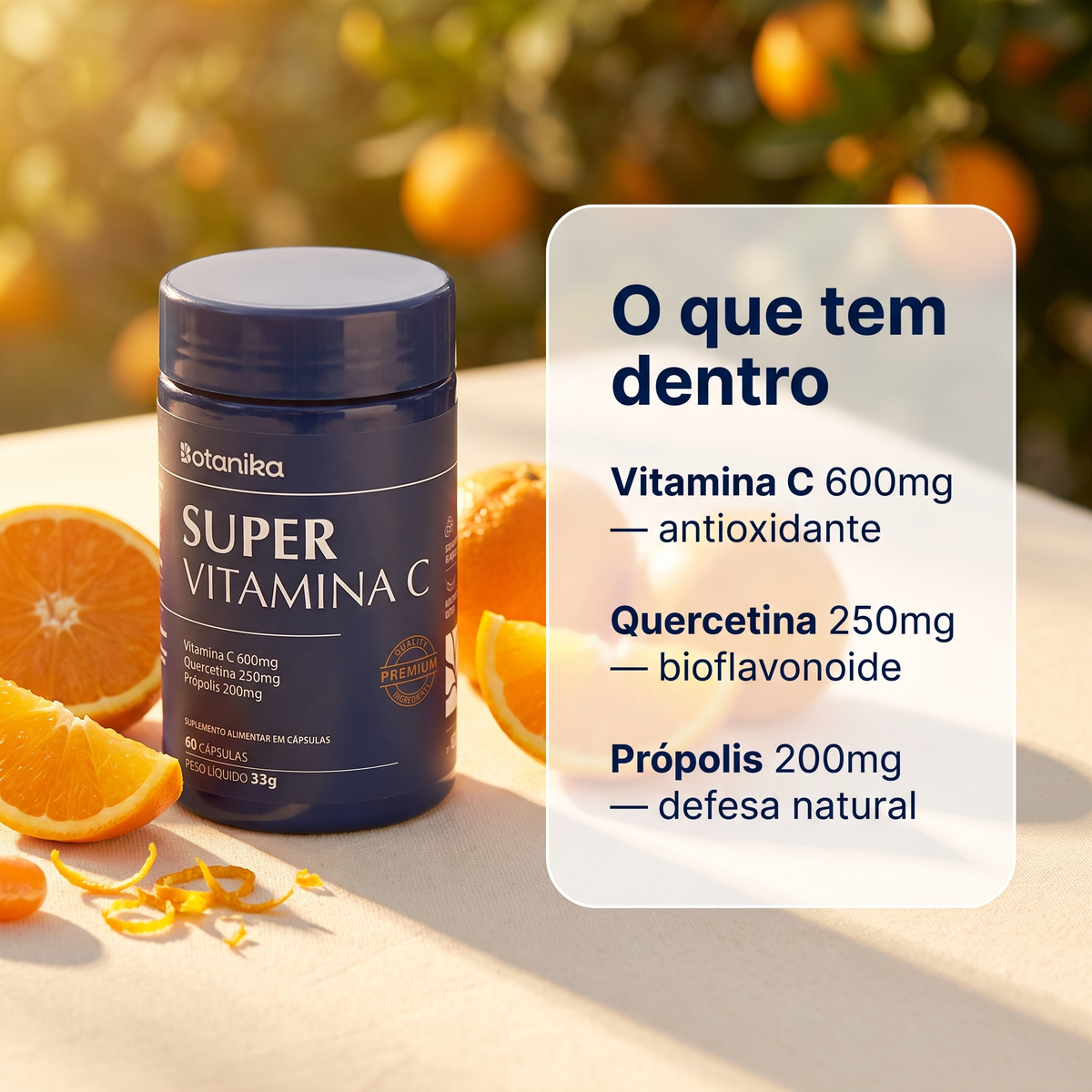 Super Vitamina C — o que tem dentro da fórmula
