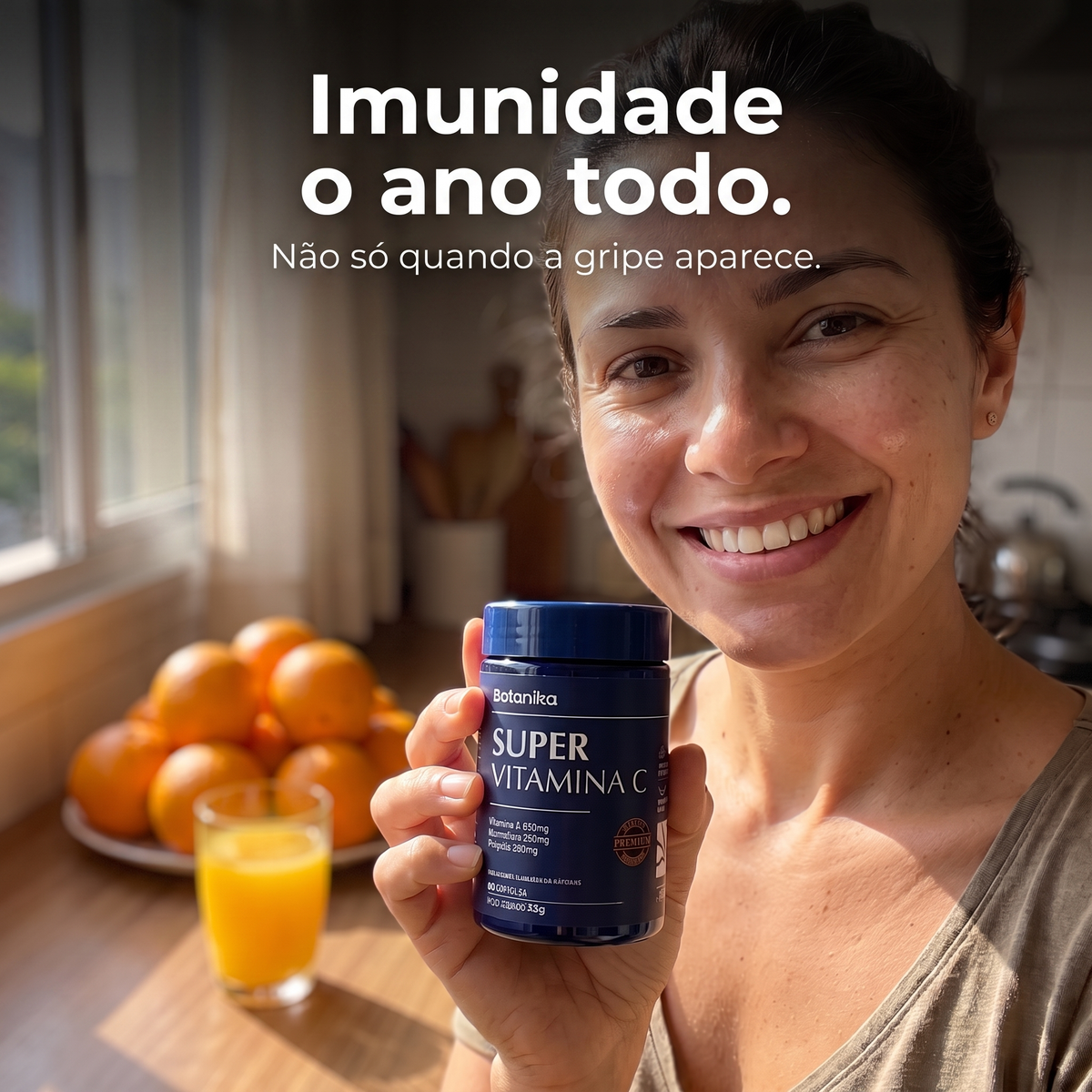 Super Vitamina C — imunidade o ano todo