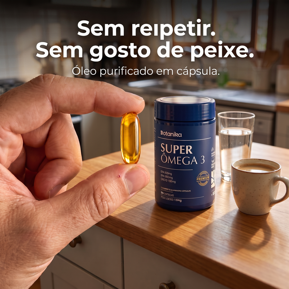 Super Ômega 3 — sem repetir sem gosto de peixe