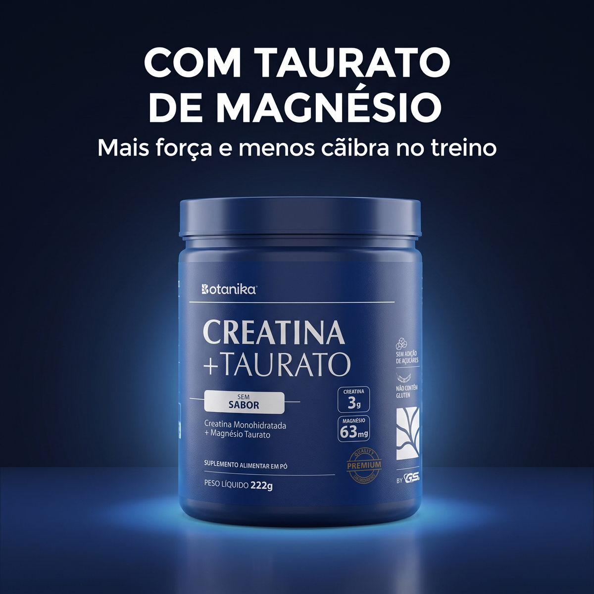 Creatina Botanika - com taurato de magnesio
