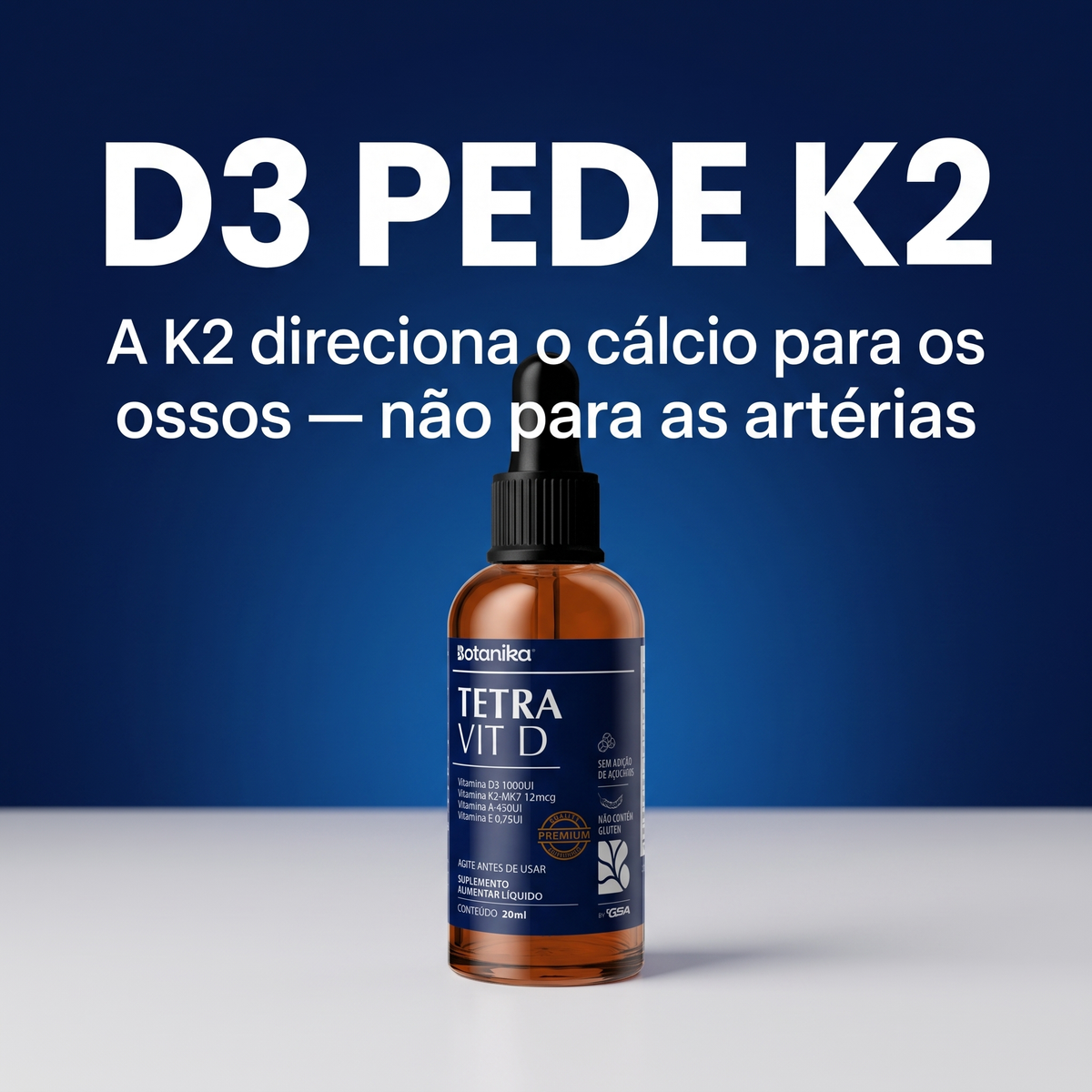 TetraVit D Botanika - D3 pede K2