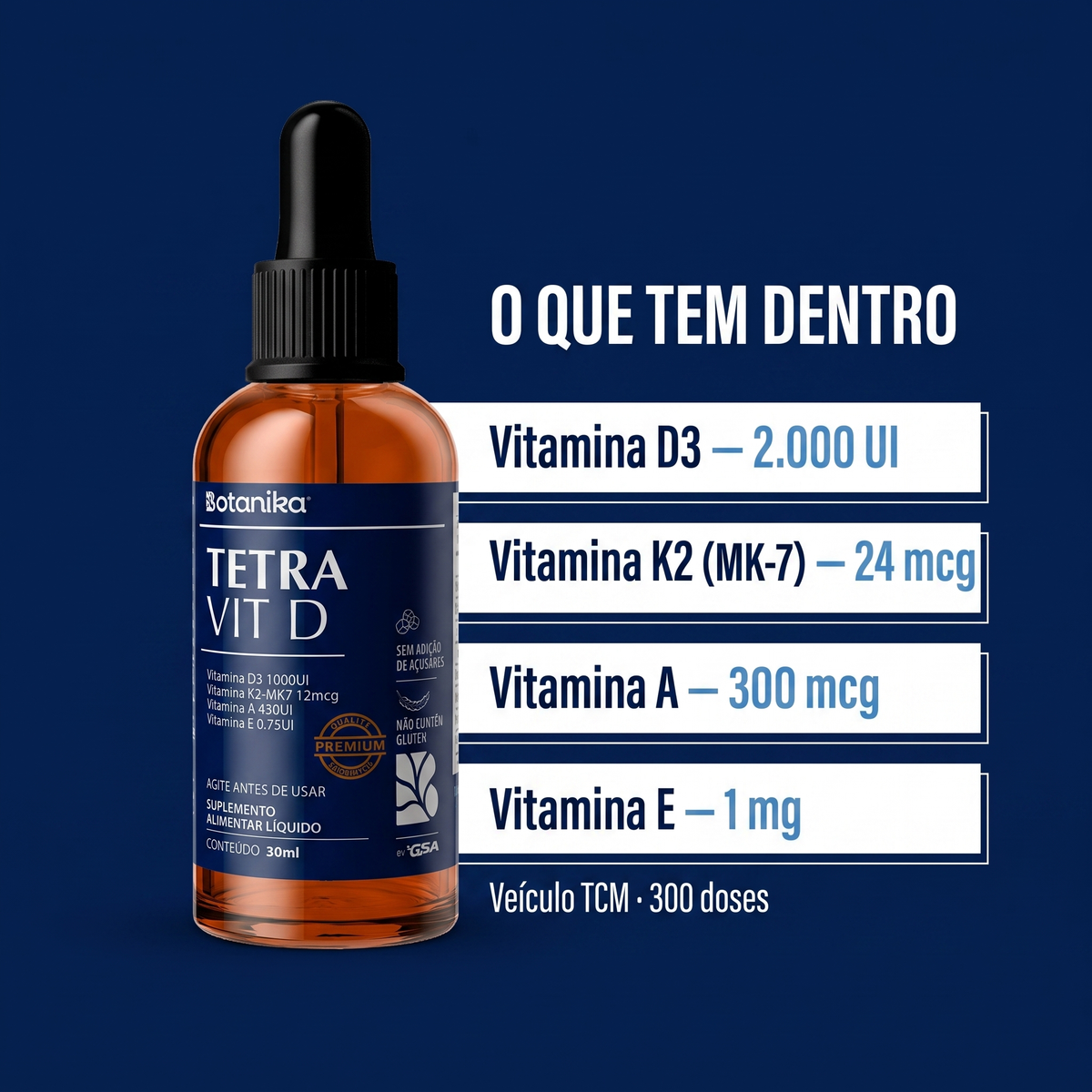 TetraVit D Botanika - o que tem dentro da formula