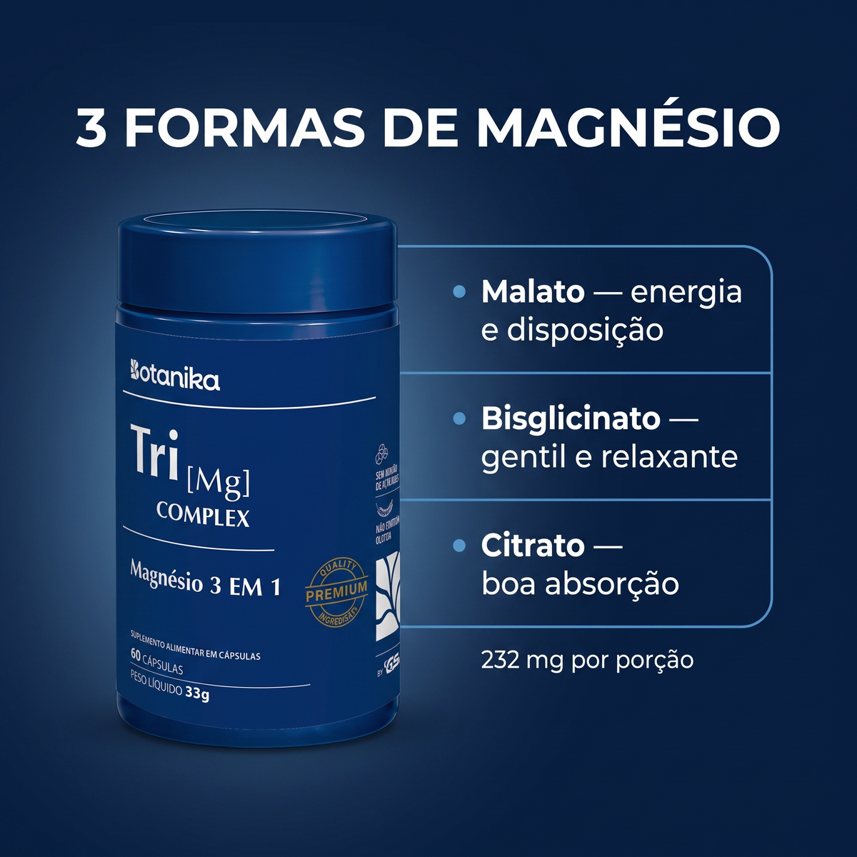 Tri Mg Complex - 3 formas de magnesio