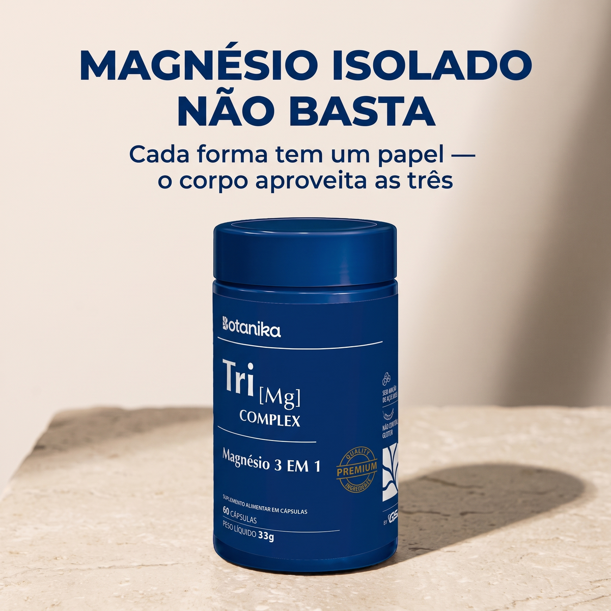 Tri Mg Complex - magnesio isolado nao basta
