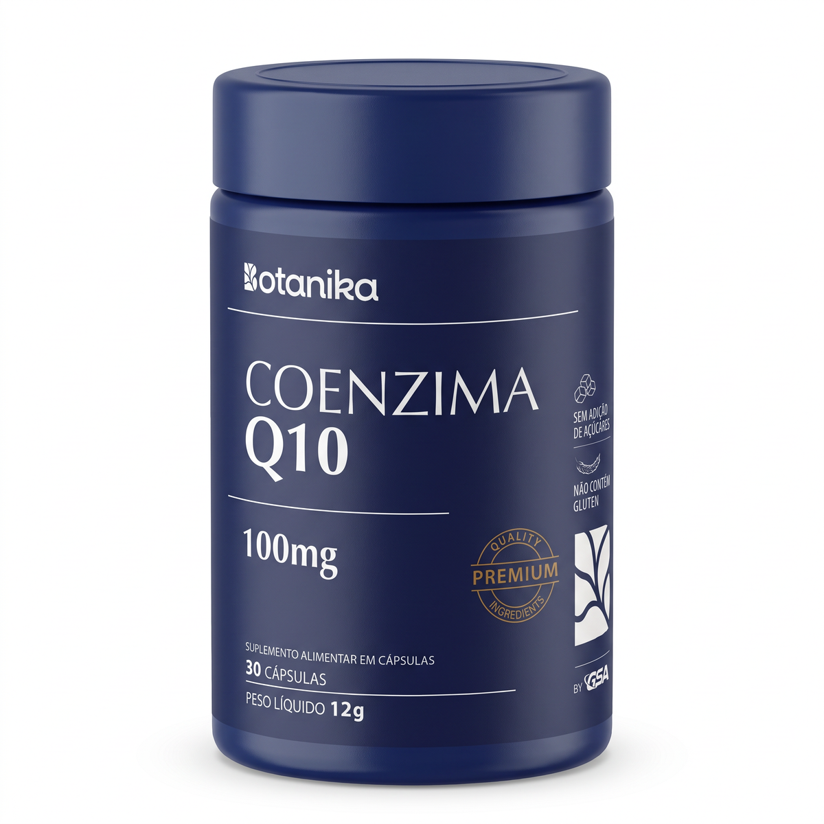 Coenzima Q10 Botanika — frasco 30 cápsulas, 100 mg