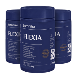 Flexia Botanika — 3 frascos (transparente)