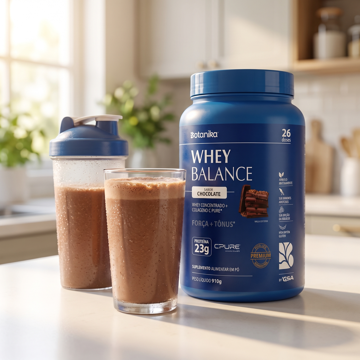 Whey Balance chocolate — shake