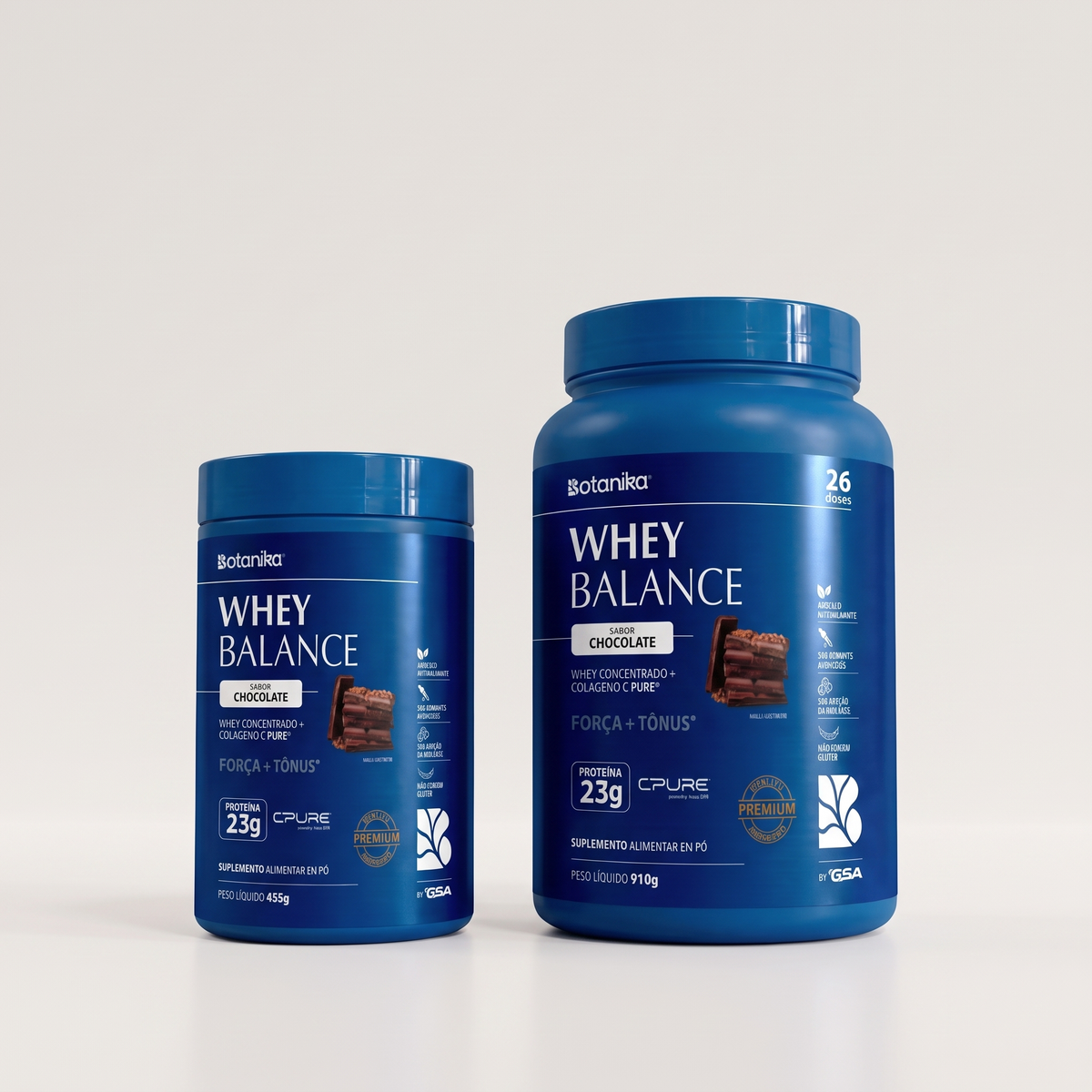 Whey 910 g rende o dobro do 455 g